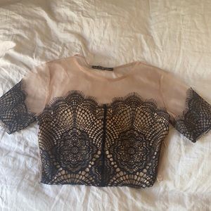 For Love and Lemons Crop Top